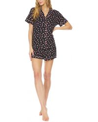 Flora Nikrooz - Notched Top & Shorts Pajama Set - Lyst