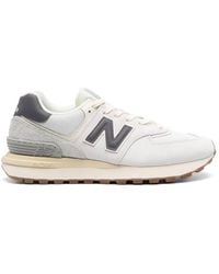 New Balance - Suede And Mesh 574 Sneakers - Lyst