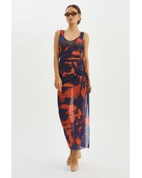Lamarque - Hadyl Mesh Maxi Dress - Lyst