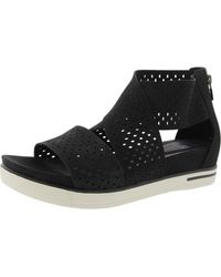 Eileen Fisher - Sport P Nubuck Strappy Platform Sandals - Lyst