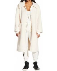 Circular Path - Fuzzy Long Coat - Lyst