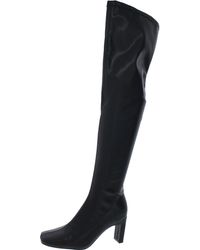 French Connection - Charli Vegan Leather Tall Over-the-knee Boots - Lyst