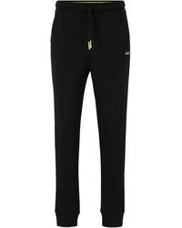 BOSS - Regular-fit Tracksuit Bottoms With Multi-colored Logos - Lyst