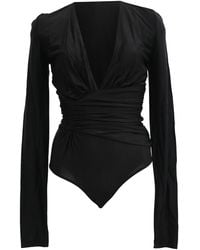 Alexandre Vauthier - V-Neck Bodysuit - Lyst