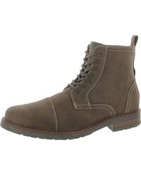 Dockers - Zipper Round Toe Combat & Lace-up Boots - Lyst