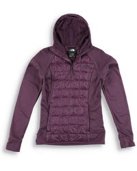 The North Face - Thermoball Nf0a7qabnxe Wine Hybrid Jacket Size S Ncl209 - Lyst