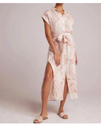 Bella Dahl - Cap Sleeve Midi Shirt Dress - Lyst