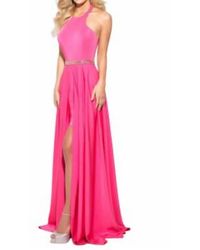 Madison James - Long Halter Gown - Lyst