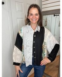 Pol - Charlotte Button Down Layering Top - Lyst
