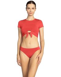 Robin Piccone - Ava Bikini Bottom Guava Swimwear Beach Jdm2793 - Lyst