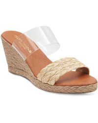 Andre Assous - Anfisa Padded Insole Slip On Wedge Sandals - Lyst