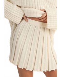 Klesis - Pleated Sweater Skirt - Lyst