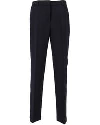 Peserico - Tailored Mid-Rise Straight-Leg Formal Pants - Lyst