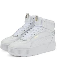 PUMA - Karmen Rebelle High Top Sneaker Lace-up Front Closure Casual And Fashion Sneakers - Lyst