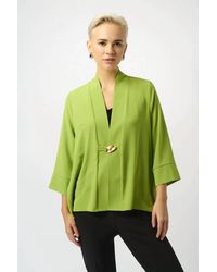 Joseph Ribkoff - Textured Woven Trapeze Jacket - Lyst