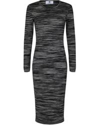 Missoni - Space Dye Long-Sleeve Bodycon Dress - Lyst