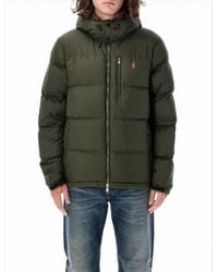 Polo Ralph Lauren - Quilted Padded Jacket With Adjustable Hood And Zippered Pockets - Lyst