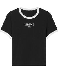 Versace - Top With Print - Lyst
