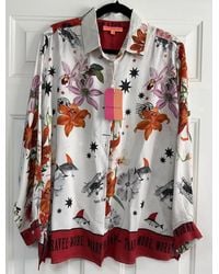Vilagallo - Travel Theme Blouse - Lyst