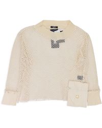 Undercover - Ivory Patch Pocket Sweater - Lyst