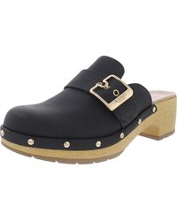 Dr. Scholls - Classic Faux Leather Slip On Clogs - Lyst