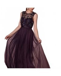 Needle & Thread - Beaded Mariel Sequin Maxi Dress - Lyst