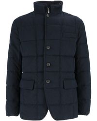 Fay - Giacconi Quilted Stand Collar Jacket - Lyst