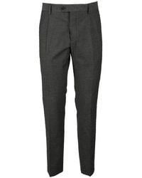 Aglini - Stretch Cotton Pants - Lyst