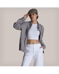 Members Only - Windbreaker Oversized Packable Jacket - Lyst