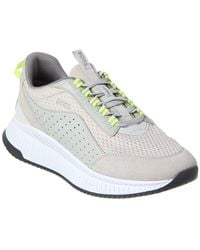 BOSS - Ttnm Evo Leather & Mesh Sneaker - Lyst