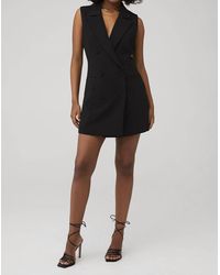 GOOD AMERICAN - Luxe Suiting Sleeveless Dress - Lyst
