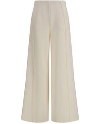 Max Mara Pure - Polyamide Fla Pants - Lyst