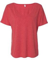 Bella Canvas - Slouchy V-Neck Tee - Lyst