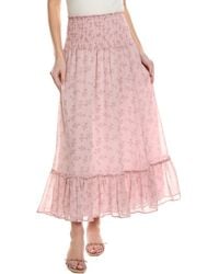 Saltwater Luxe - Smocked Maxi Skirt - Lyst