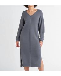 Dex - V-neck Sweater Dress - Lyst