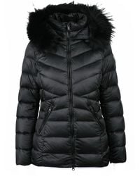 Bomboogie - Fitted Quilted Nylon Short Down Jacket - Lyst