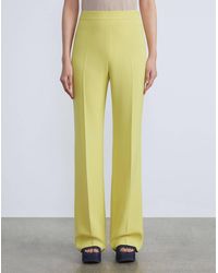 Lafayette 148 New York - Finesse Crepe Gates Side-zip Flared Pant - Lyst