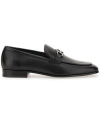 Ferragamo - Moccasin Gancini With Distinctive Metal Detail - Lyst