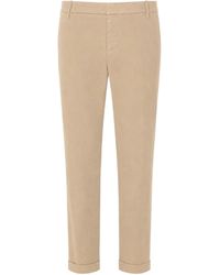 Dondup - Stretch Cotton Trousers - Lyst