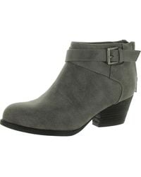Bella Vita - Uttara Faux Suede Ankle Booties - Lyst