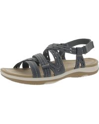Earth Origins - Sass Ankle Strap Open Toe Strappy Sandals - Lyst