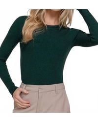 Active Basic - Ribbed Knit Long Sleeve Top - Lyst