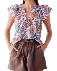 Omika - Wilora V-Neck Blouse - Lyst