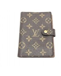 Louis Vuitton - Agenda Cover Canvas Wallet (pre-owned) - Lyst