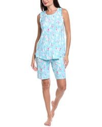 Ellen Tracy - 2Pc Short & Top Pajama Set - Lyst