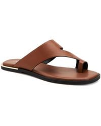 Alfani - Freddee Leather Toe-ring Thong Sandals - Lyst