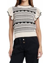 Another Love - Bethany Cap Sleeve Sweater - Lyst