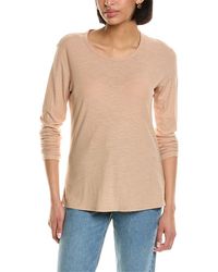 James Perse - Crew Neck Long Sleeve T-shirt - Lyst
