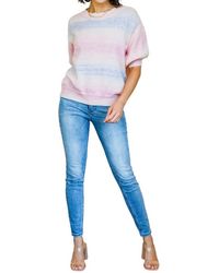 Bibi - I'Ll Never Stop Striped Sweater - Lyst