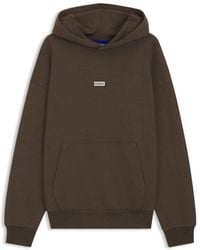 HUGO - Logo-Detail Hoodie - Lyst
